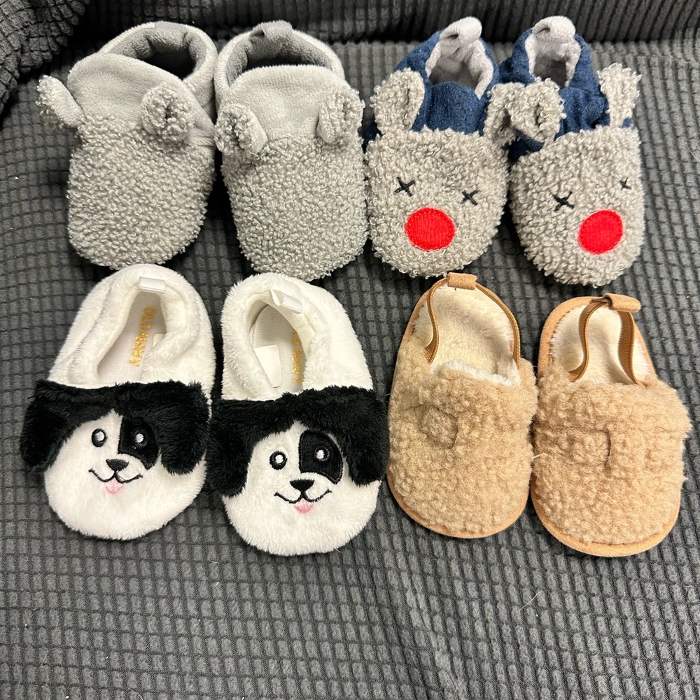 3-6 month baby slippers